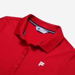 Fila Golf Basic - Naisten Poolopaita - Punainen | FI-38845